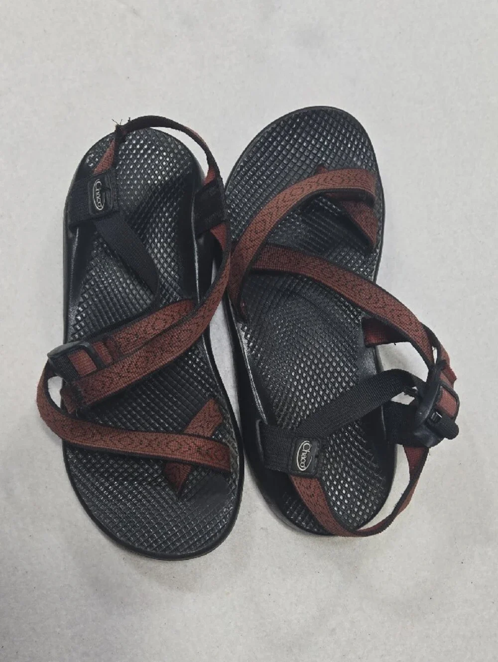 Chaco Z2 Classic Sport Brown and Black Adjustable Strap Sandals